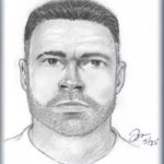 Sketch of suspect who was fought off by girl with jiu-jitsu training